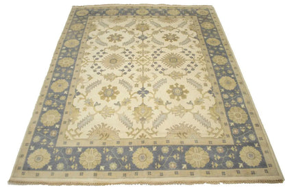 8X10 Ft Handmade Vintage Oriental Rug Muted