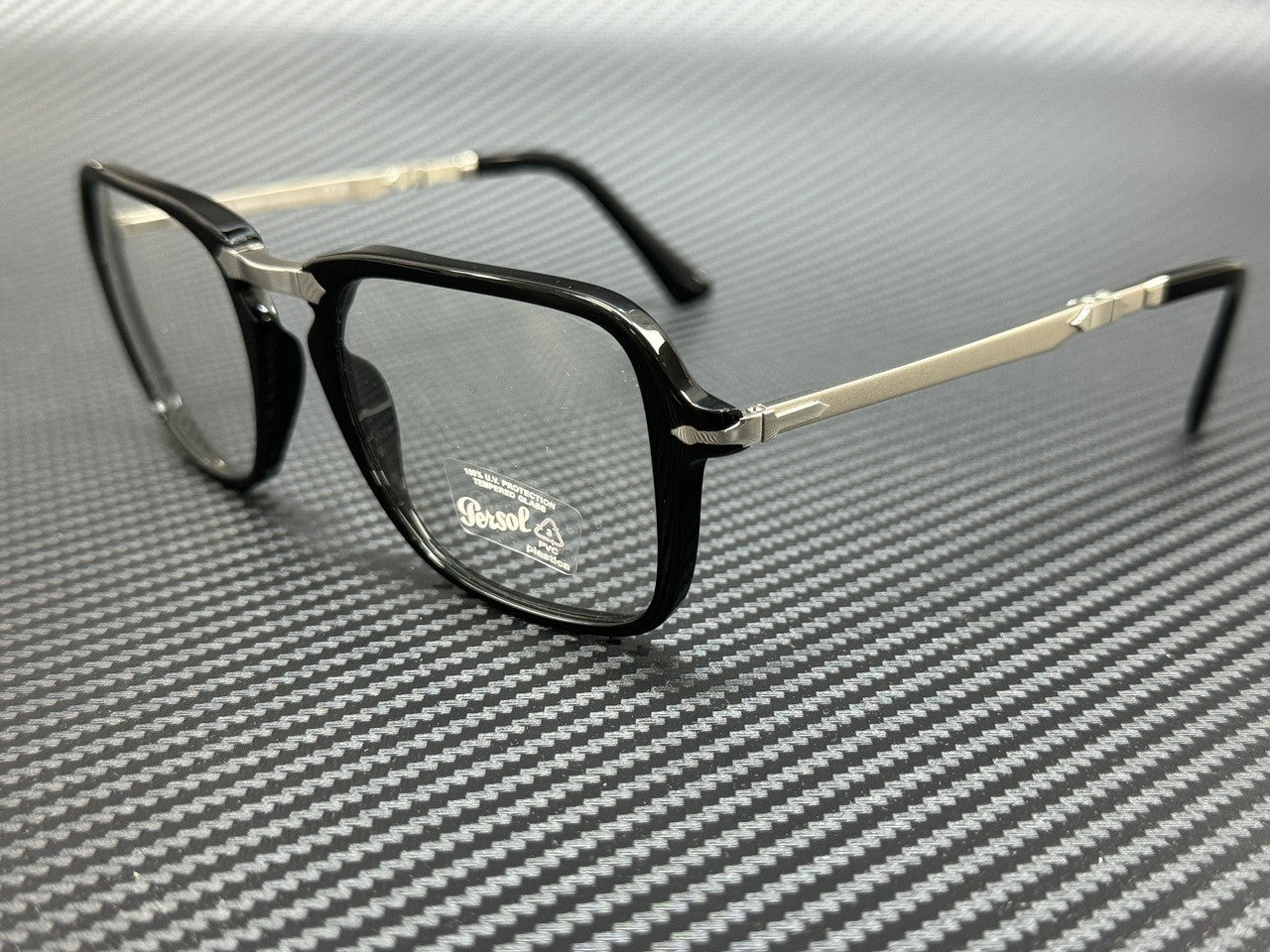 PERSOL PO3330S 95 GG Black Clear Photochromic Unisex 54 mm Eyeglasses