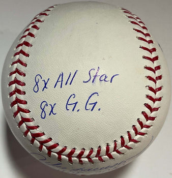 Andre Dawson Multi Stat Autographed Official