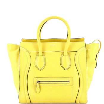 Celine Luggage Bag Grainy Leather Mini