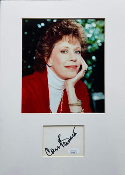Carol Burnett Autographed Cut Signature With