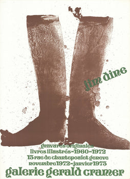 Jim Dine Brown Boots 