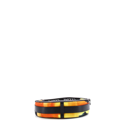 Celine Ava Shoulder Bag Printed Quilted Nylon Medium