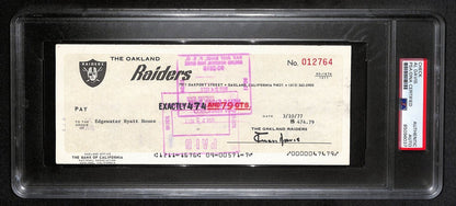 Al Davis Signed/Autographed 1977 Oakland Raiders
