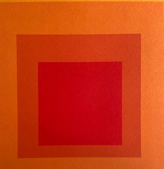 Josef Albers Lithograph Coa Hand-Numbered Signed O.P. Stamp