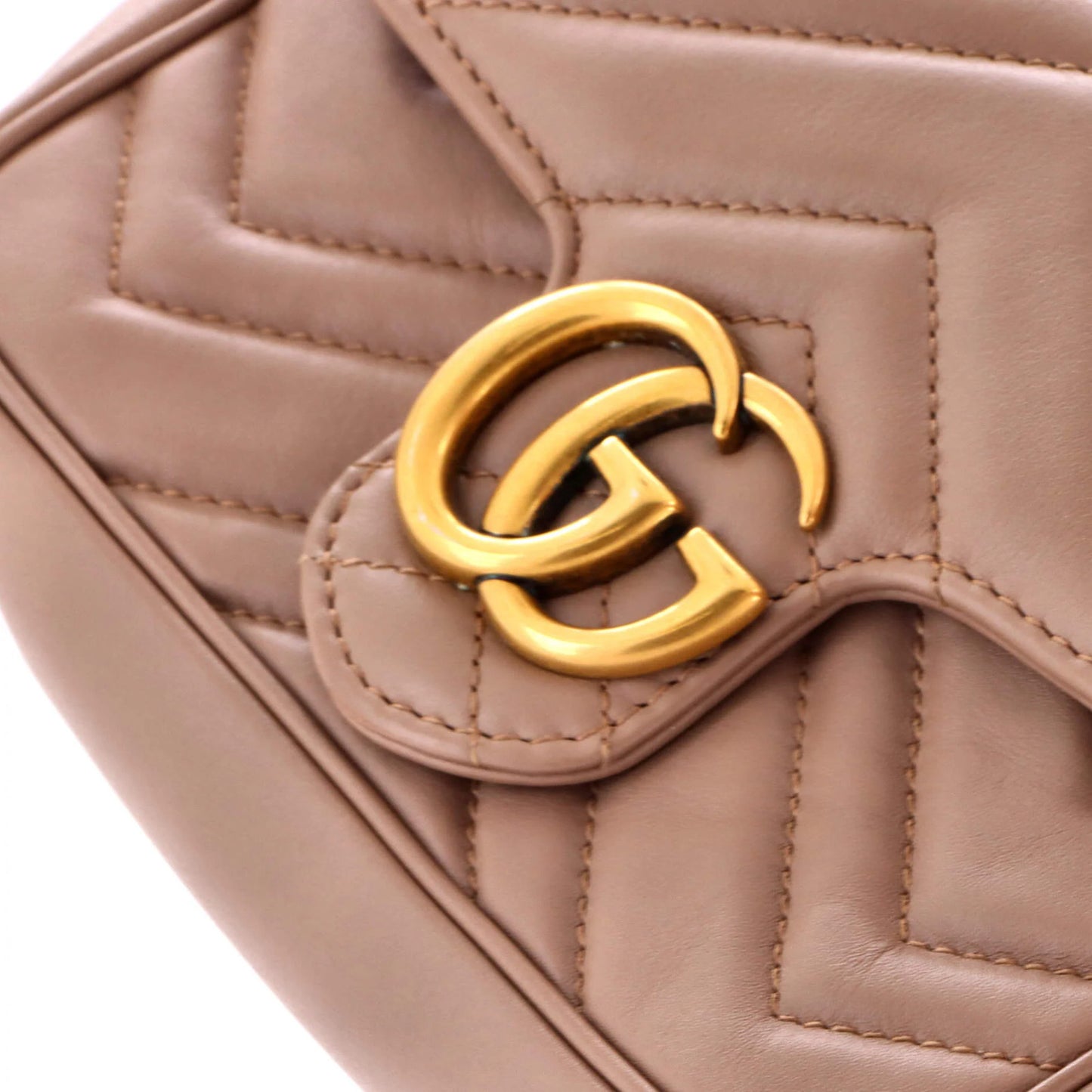 Mini Gucci GG Marmont Flap Bag Matelasse Leather