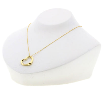 Tiffany&Co.   Necklace Open Heart K18 Yellow Gold