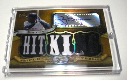 Tony Gwynn 2010 Triple Threads Game  Triple