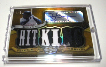Tony Gwynn 2010 Triple Threads Game  Triple