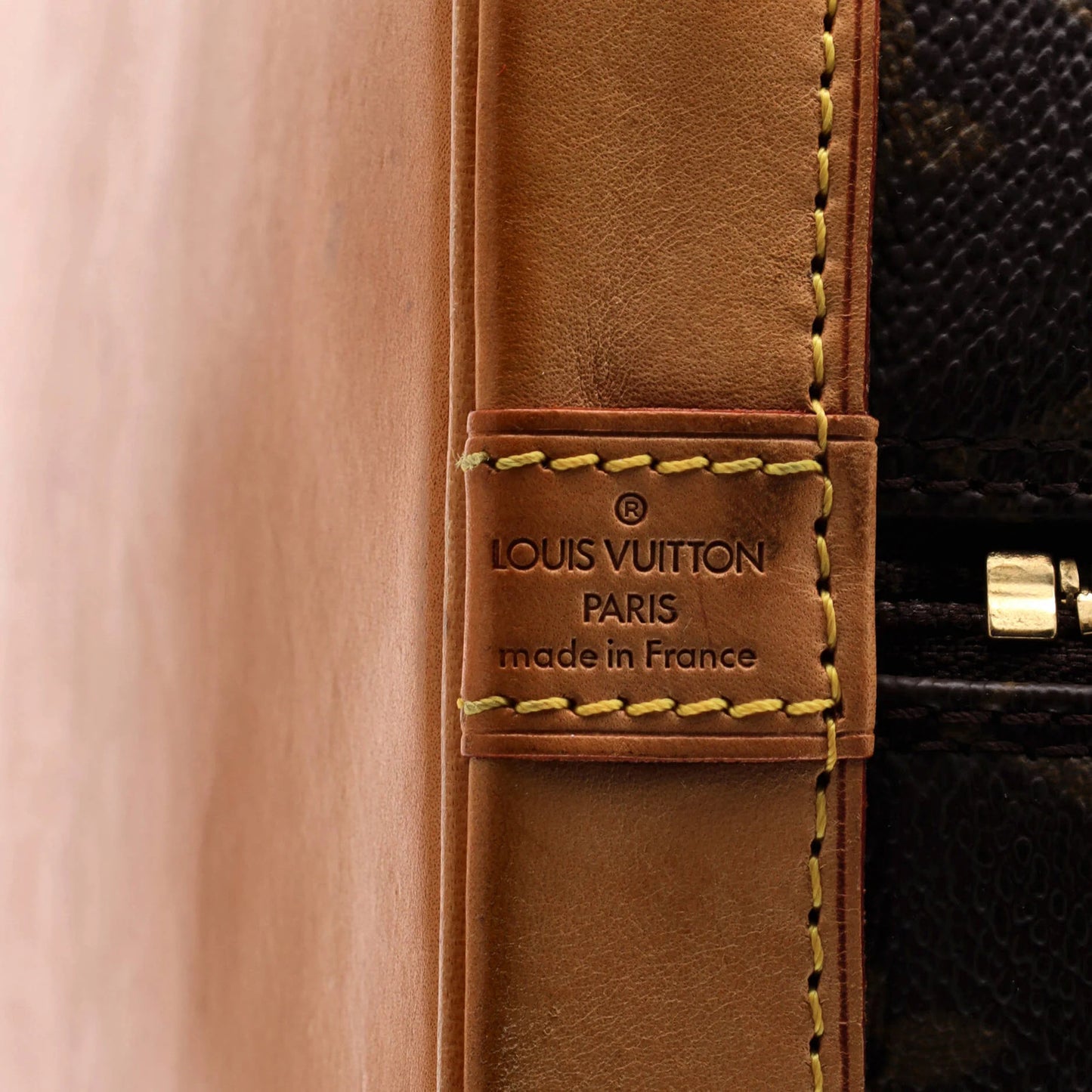 Louis Vuitton Alma Handbag Monogram Canvas Pm