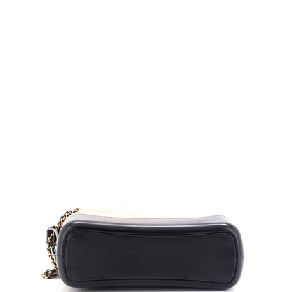 Chanel Bicolor Gabrielle Hobo Quilted Aged Calfskin Medium