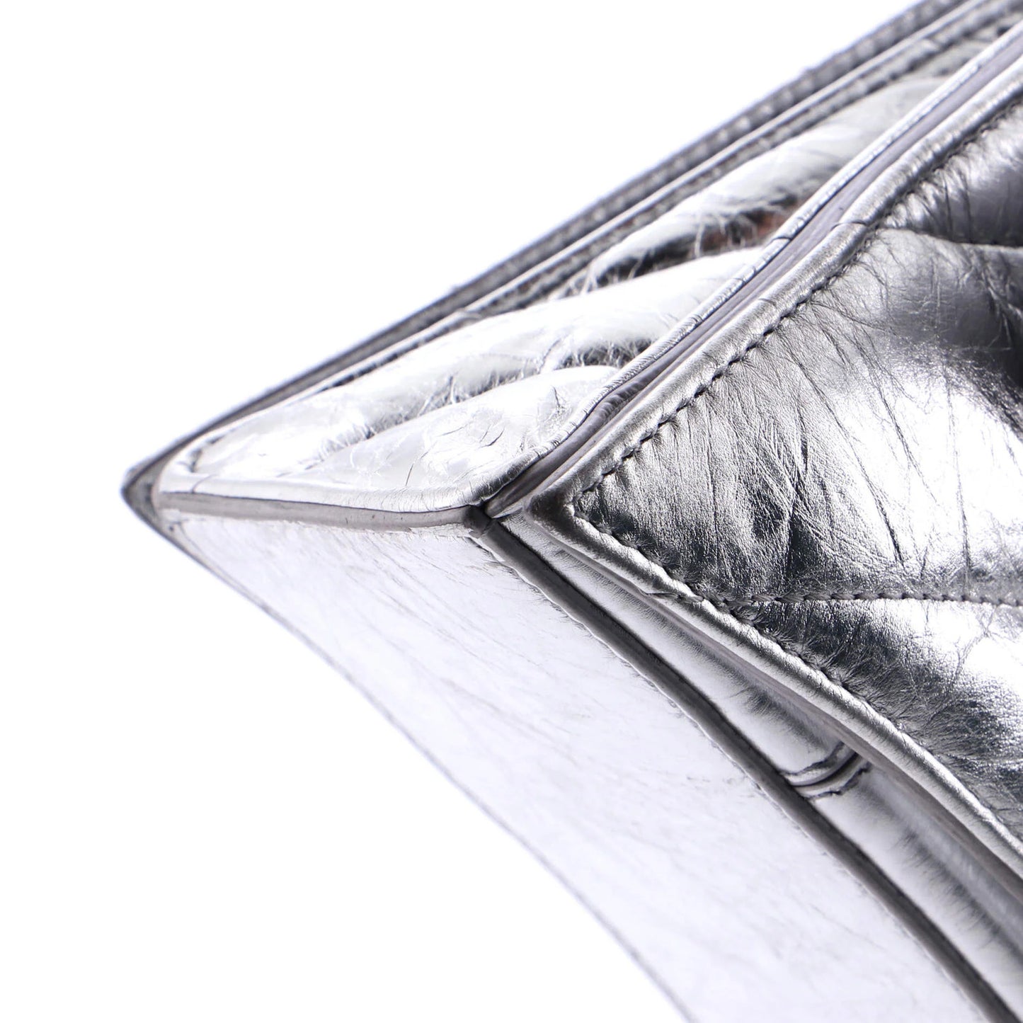 Balenciaga Crush Chain Flap Bag Quilted Crushed Calfskin Small