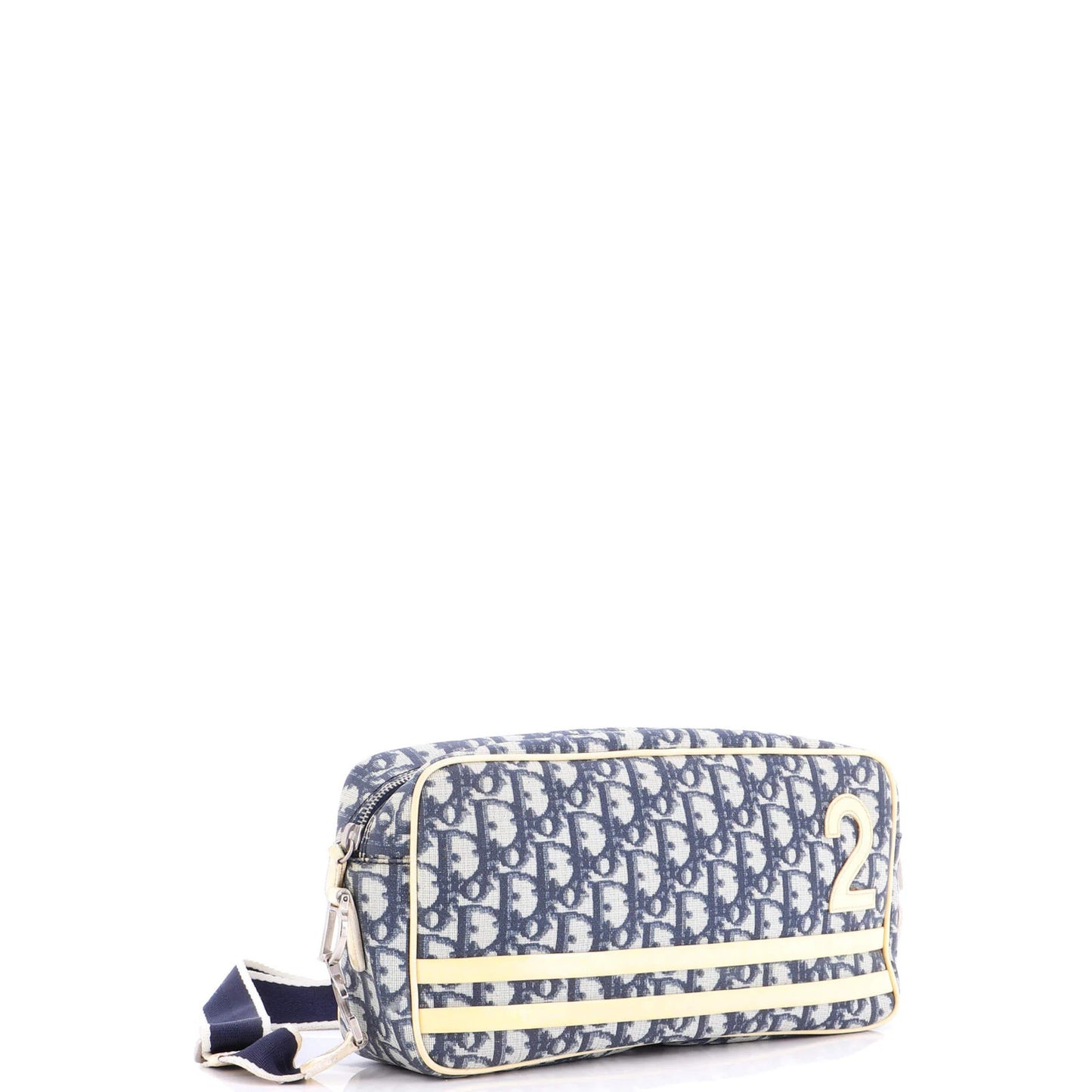 Christian Dior Vintage Crossbody Bag Diorissimo Canvas Medium