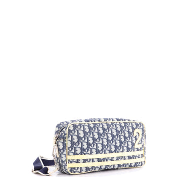 Christian Dior Vintage Crossbody Bag Diorissimo Canvas Medium