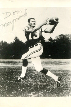 Don Maynard Autographed Postcard (Jsa)