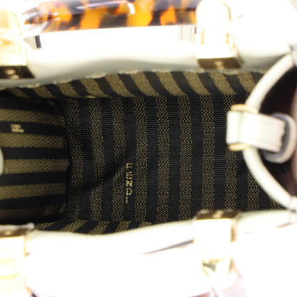 Fendi Sunshine Shopper Tote Leather Mini