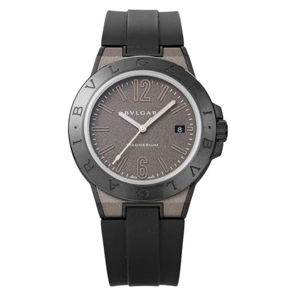 Bvlgari Diagono Dg41C14Smcvd Silver Automatic Titanium Men'S Watch New In Box