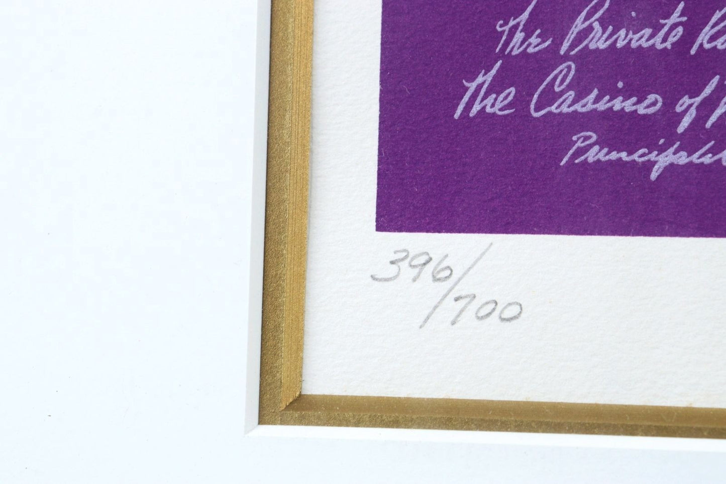 Leroy Neiman "Casino Of Monte Carlo" Lithograph 396/700 Hand Signed, Framed