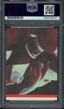 Dolph Lundgren Autographed Rocky Iv 1985 Topps Sticker Card #6 Psa/Dna Mint 9