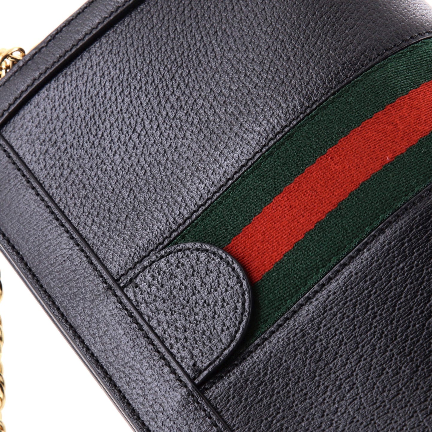 Gucci Ophidia Chain Shoulder Bag Leather Small
