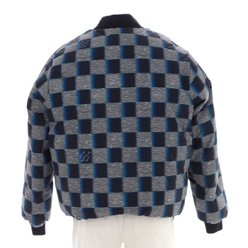 Louis Vuitton Men'S Reversible Puffer Jacket Damier Rush Epi Xl Polyester
