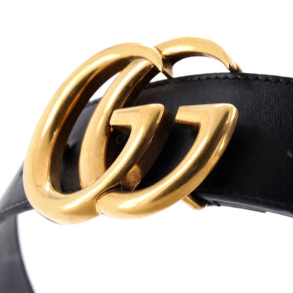 Gucci Gg Marmont Belt Leather Wide