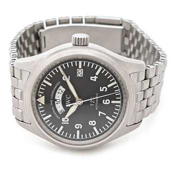 Iwc Pilot'S Watch Flieger Utc Iw325102 Black Men'S Used Watch #61116