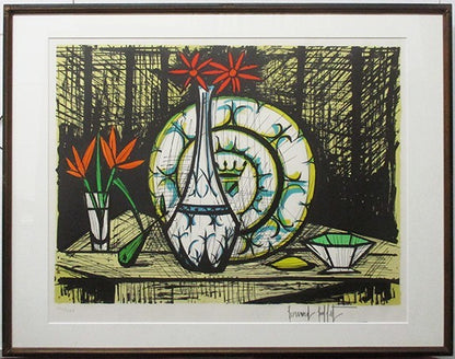 Bernard Buffet "Still Life With Pottery" Signed Lithograph 120/175 French Modern