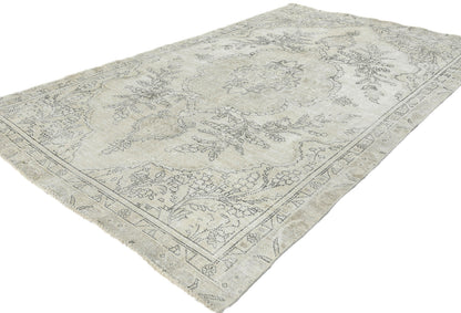 Distressed Vintage Medallion Oriental Rug Carpet