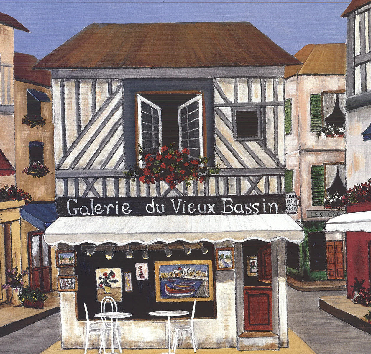 Patricia George Galerie Du Vieux Bassin " Offset Lithograph Contemp