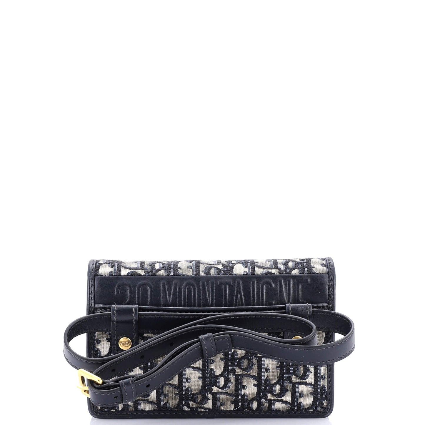 Christian Dior 30 Montaigne 2-In-1 Pouch Oblique Canvas