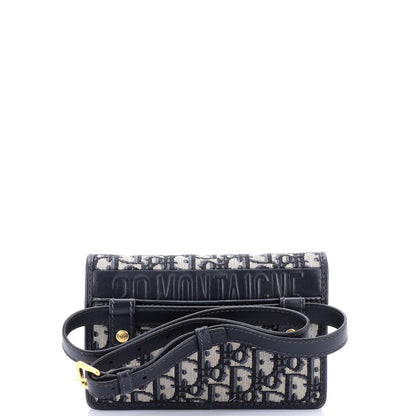 Christian Dior 30 Montaigne 2-In-1 Pouch Oblique Canvas