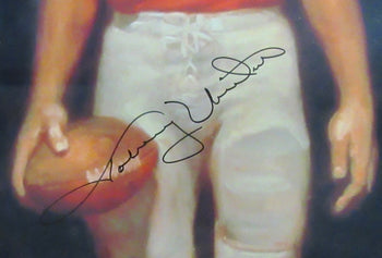 Johnny Unitas Signed/Autographed 27X40 