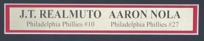 J.T. Realmuto/Aaron Nola Dual-Signed 16X20 Photo