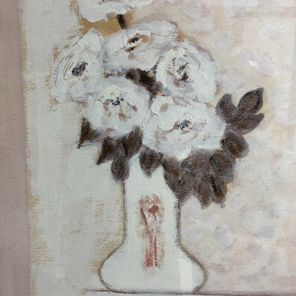 Andre Vigud (France) Oil Painting On Canvas White