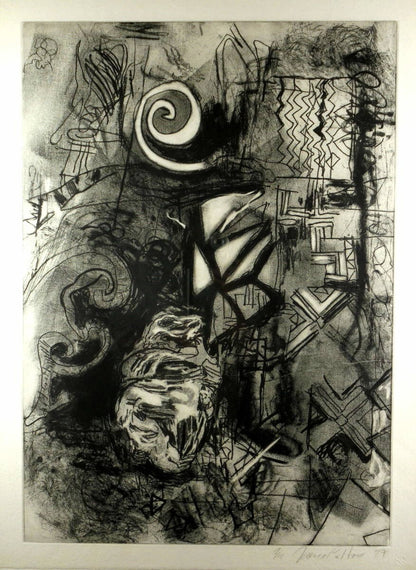 Terence La Noue 1987 Original Etching Aquatint Engraving Ed10 Singed Framed