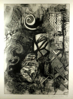 Terence La Noue 1987 Original Etching Aquatint Engraving Ed10 Singed Framed