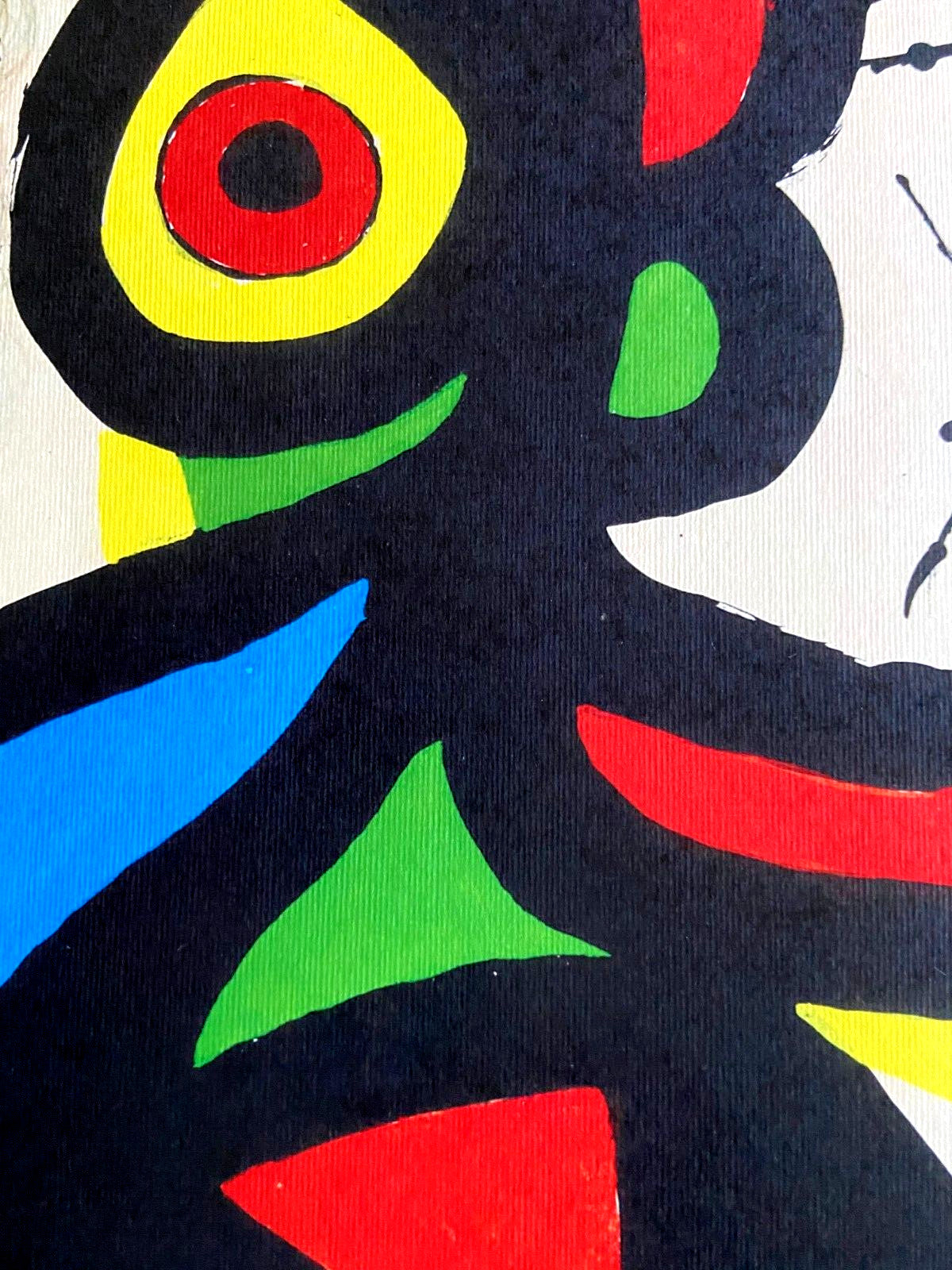 Joan Mir Lithograph 1980, Poligrafa Barcelona, Signed Op: Jacques Dupin