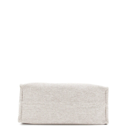 Celine Cabas Thais Tote Triomphe Striped Canvas Large