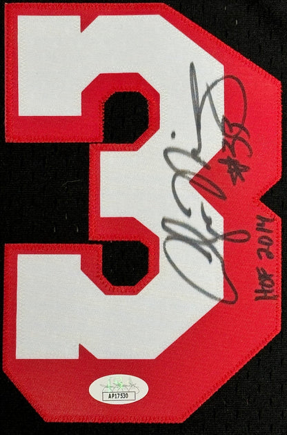 Alonzo Mourning Autographed Mitchell & Ness Authentic Jersey (Jsa)