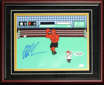 Mike Tyson Autographed Framed 8X10 Photo (Fiterman)
