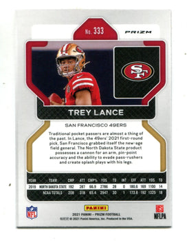 Trey Lance 2021 Panini Orange Disco Prizm #133