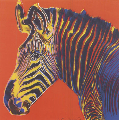 Andy Warhol Endangered Species: Grevy'S Zebra " Offset Lithograph 19
