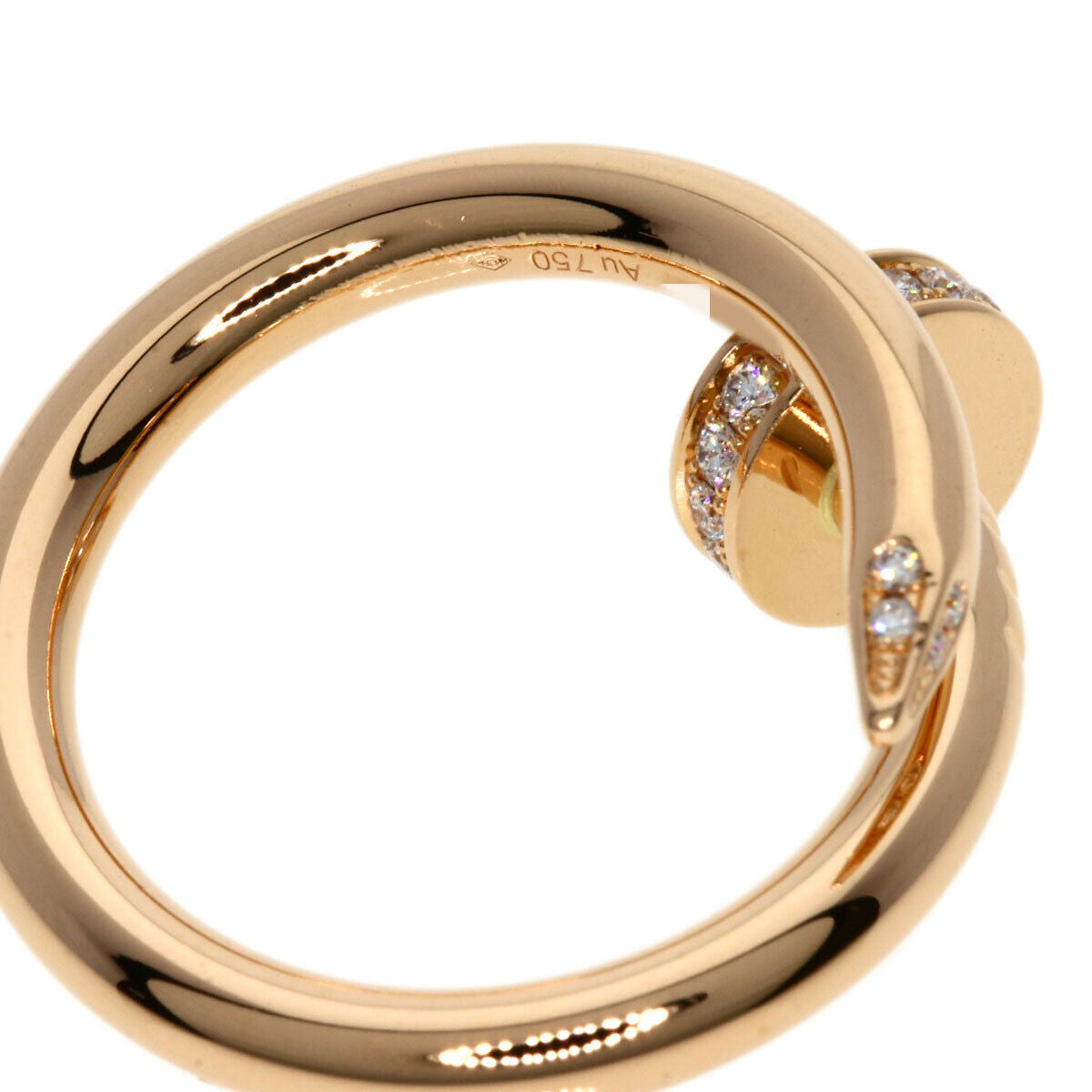 Cartier   Ring Juste Un Cle Diamond #47 K18 Pink
