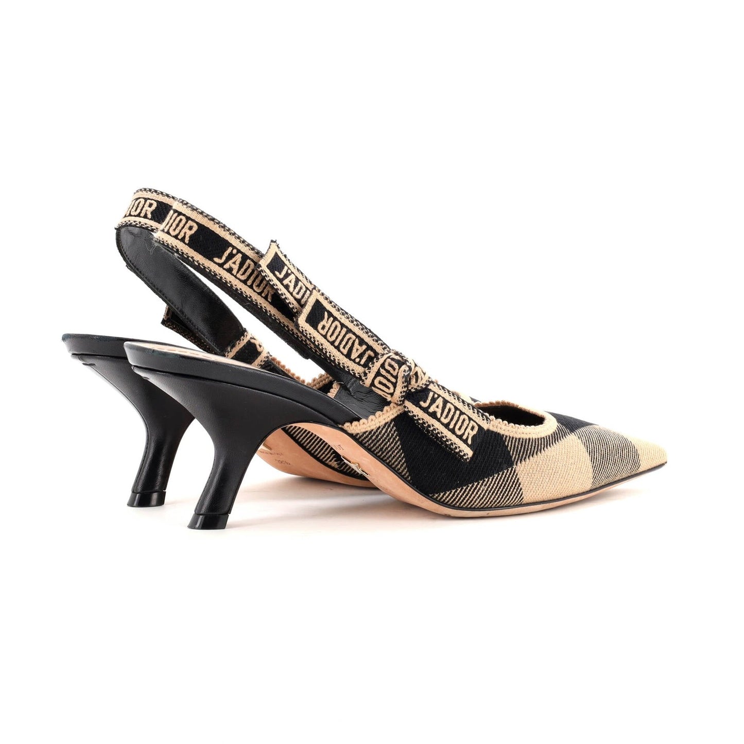 Christian Dior Women'S J'Adior Slingback Pumps Printed Fabric 65