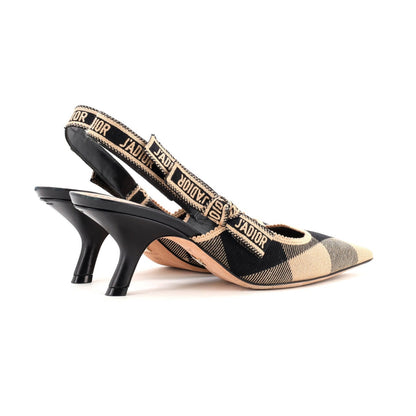 Christian Dior Women'S J'Adior Slingback Pumps Printed Fabric 65