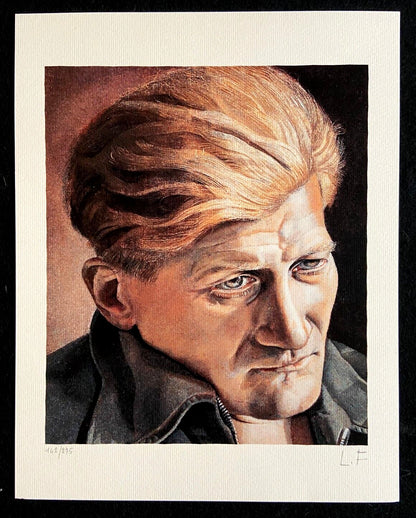 Lucian Freud Lithograph Signed Coa (Egon Schiele Francis Bacon)
