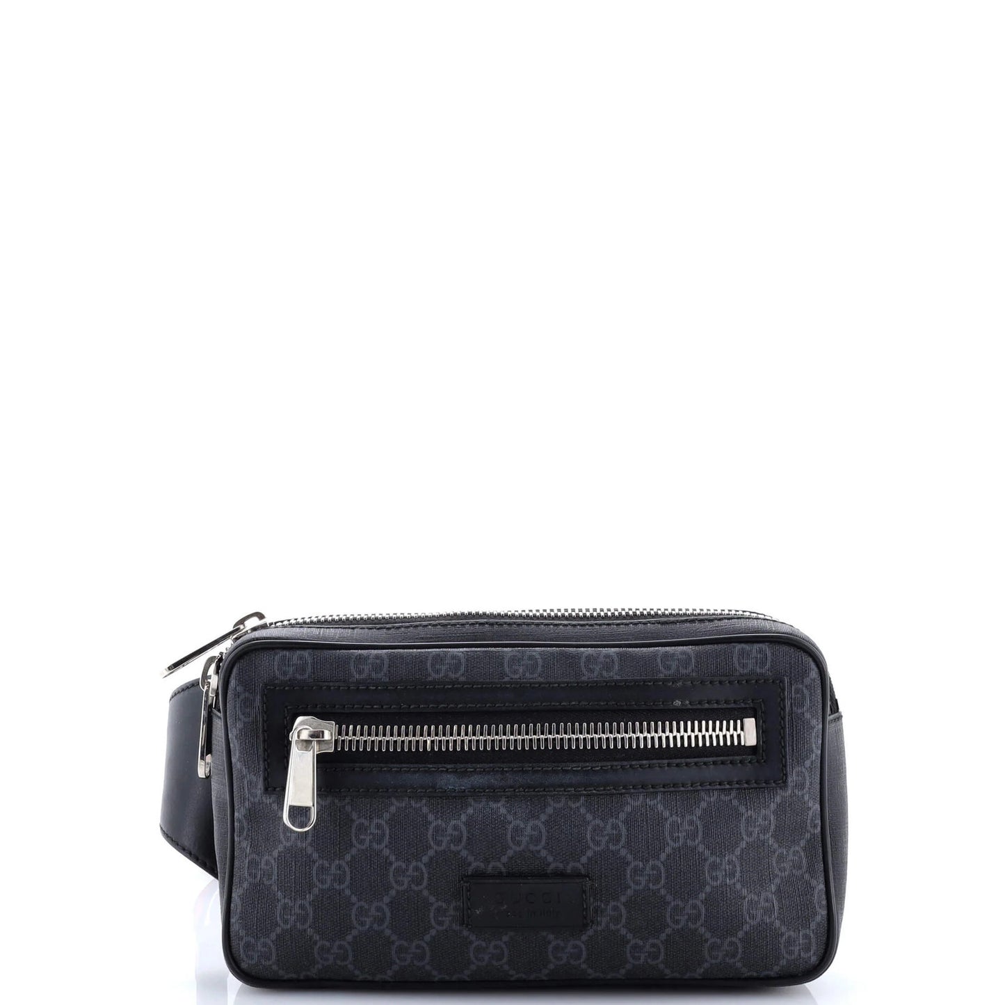 Gucci Soft Zip Belt Bag Gg Coated Canvas Small