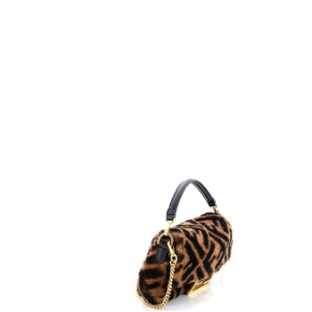 Fendi Baguette Nm Bag Zucca Shearling Mini