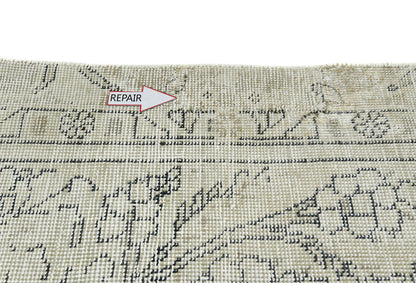 Distressed Vintage Medallion Oriental Rug Carpet